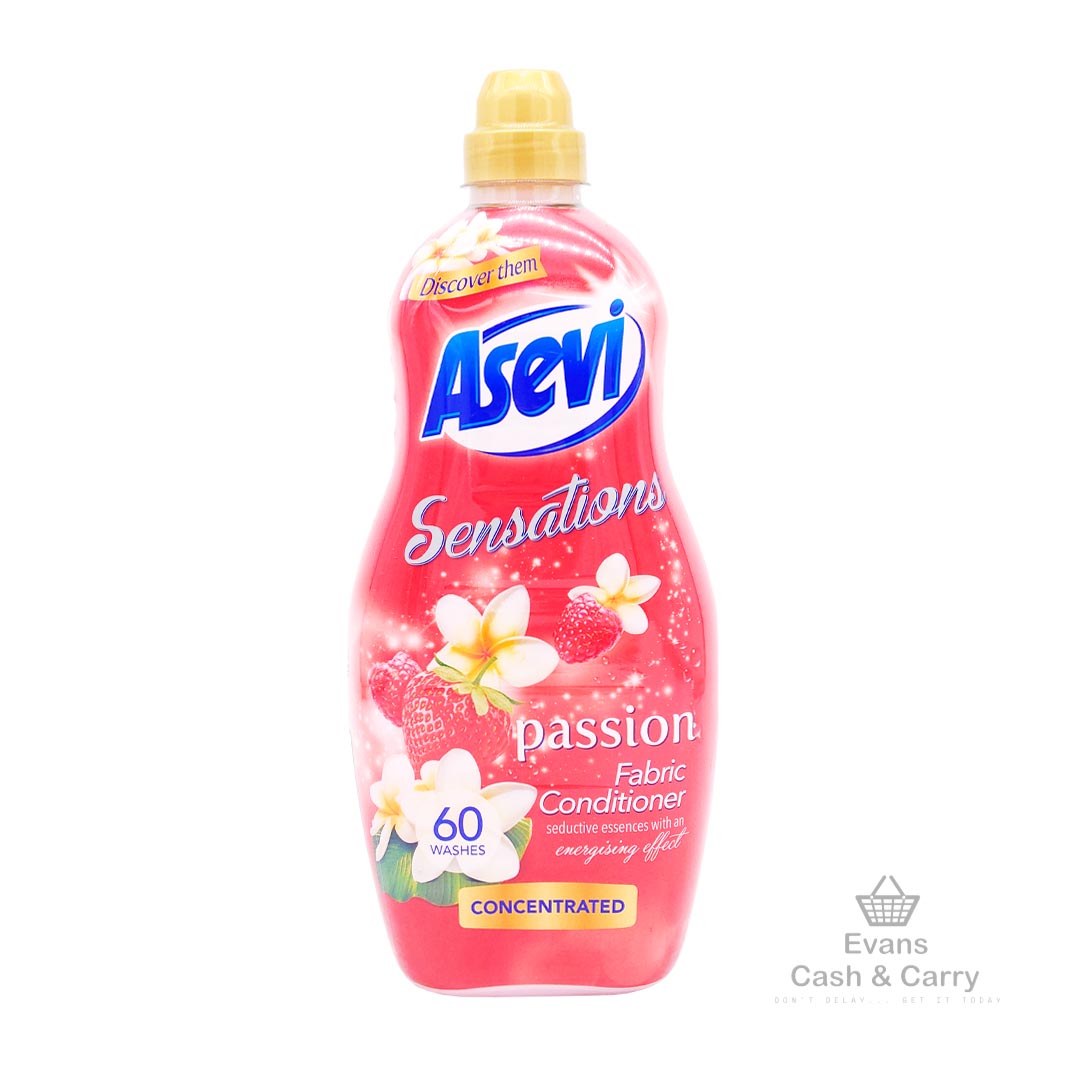 Asevi Sensations Passion Fabric Conditioner 60 wash (1320ml) (£3.50 each or 2 for £6.80)