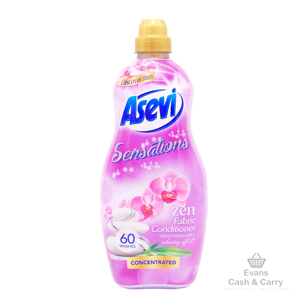 Asevi Sensations Fabric Softener (60 Wash) - Zen (1.32L) (£3.50 each or 2 for £6.80)