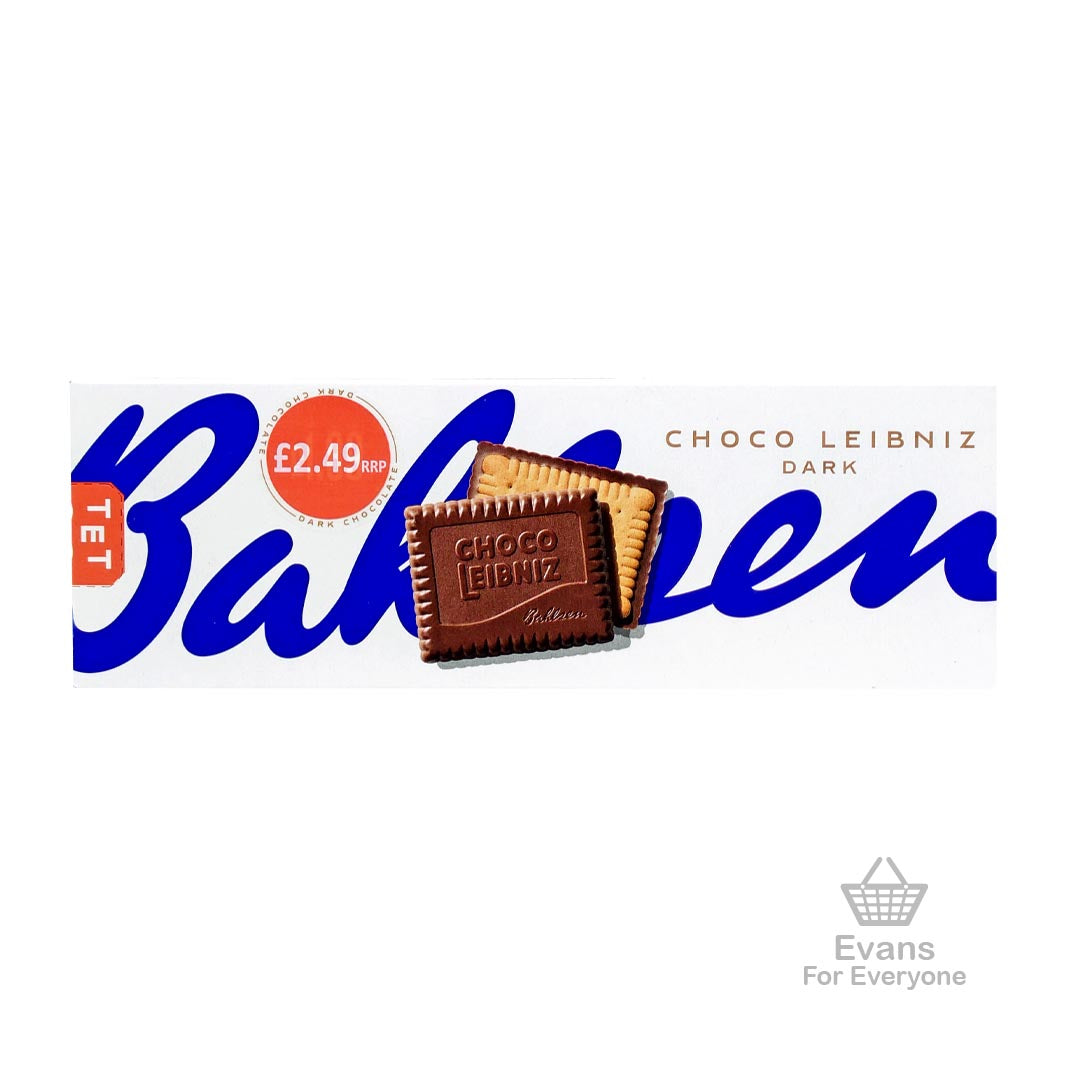 (BBE 06/03/25) Bahlsen Choco Leibniz Dark Chocolate Biscuits (111g) (£1.20 each 2 for £2.20)