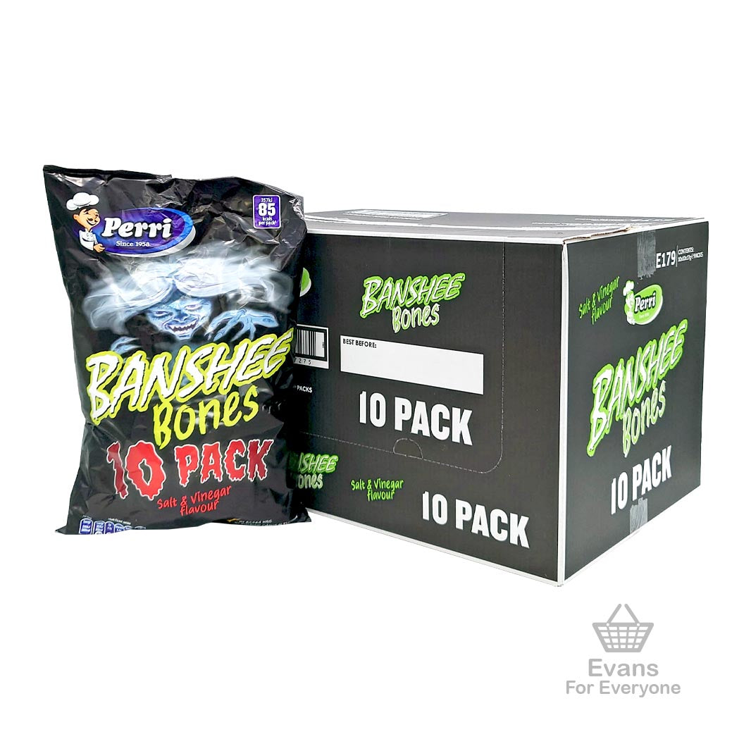 (BBE 20/02/25) CASE OF Perri Banshee Bones Crisps (10x 10pack)