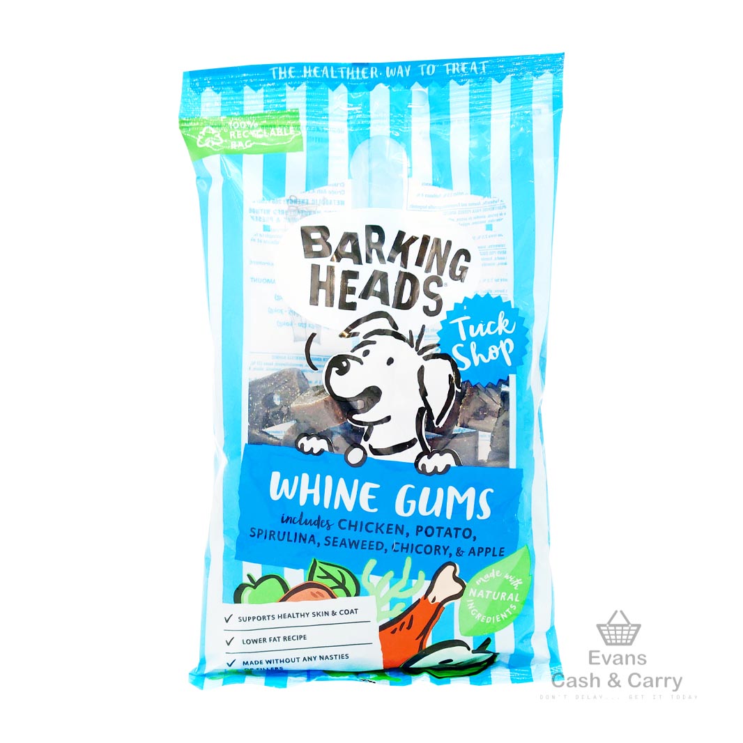 (BBE - 02/11/23 ) Barking Head Whine Gums (150g) (60p each or 5 for £2.50)