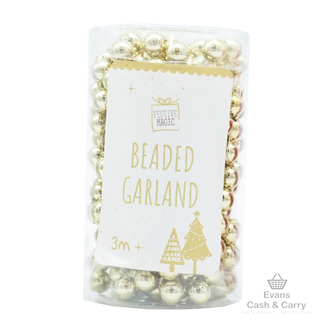 Beaded Garland 3m (Assorted)