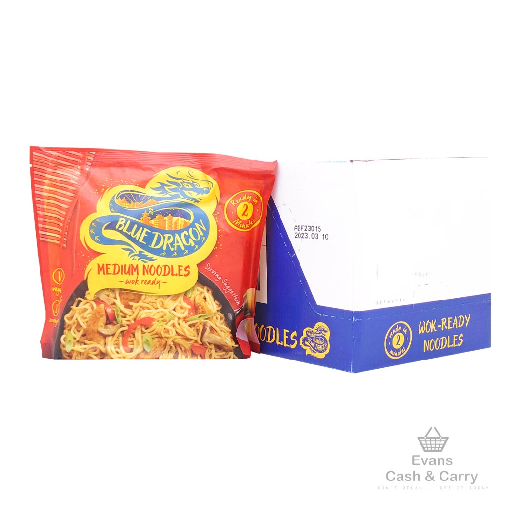 CASE of (BBE - 31/03/24) Blue Dragon Wok Ready Noodles - Medium (6x300g)