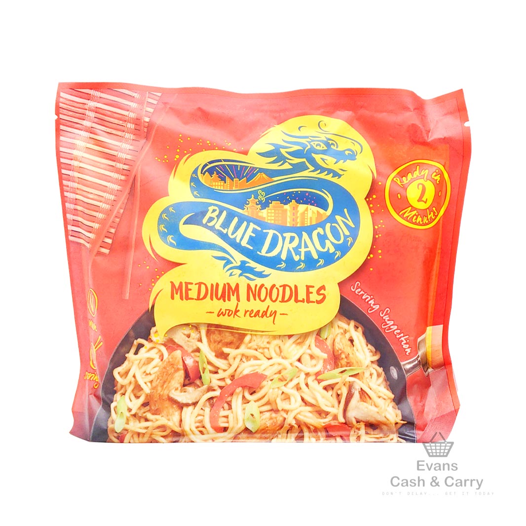 (BBE - 31/03/24) Blue Dragon Wok Ready Noodles - Medium (300g) (£1 each / 2 for £1.80)