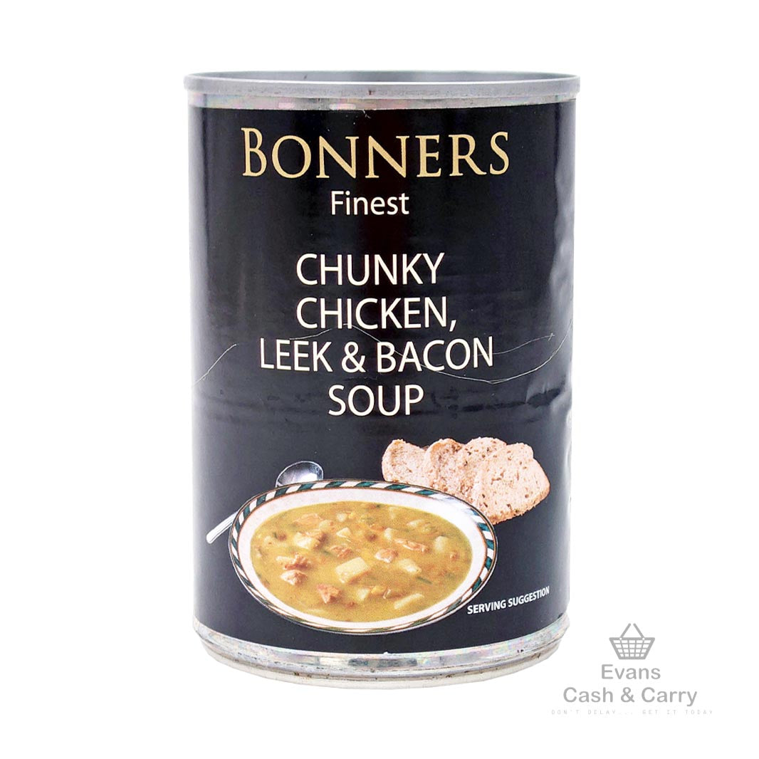 Bonners Chunky Chicken, Leek & Bacon Soup (400g)  (70p each or 2 for £1.20)