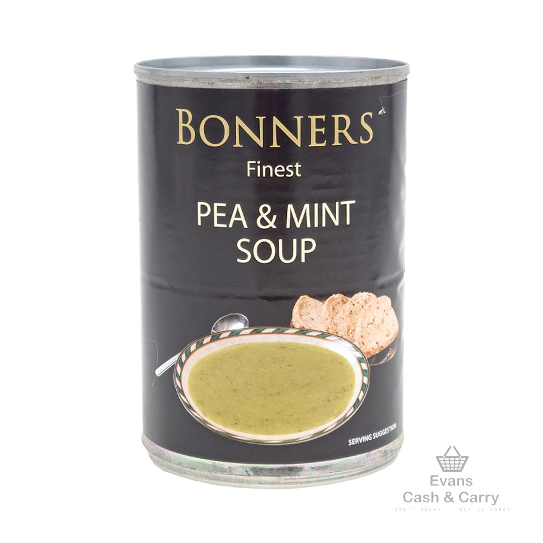 (BBE 03/24) Bonners Pea & Mint Soup (400g) (70p each or 2 £1.20)