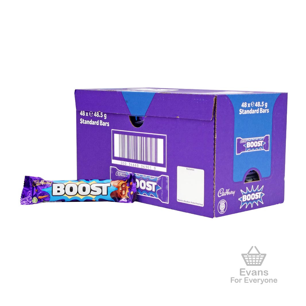 (BBE 08/05/25) CASE of Cadbury Boost Bar (48x48.5g)