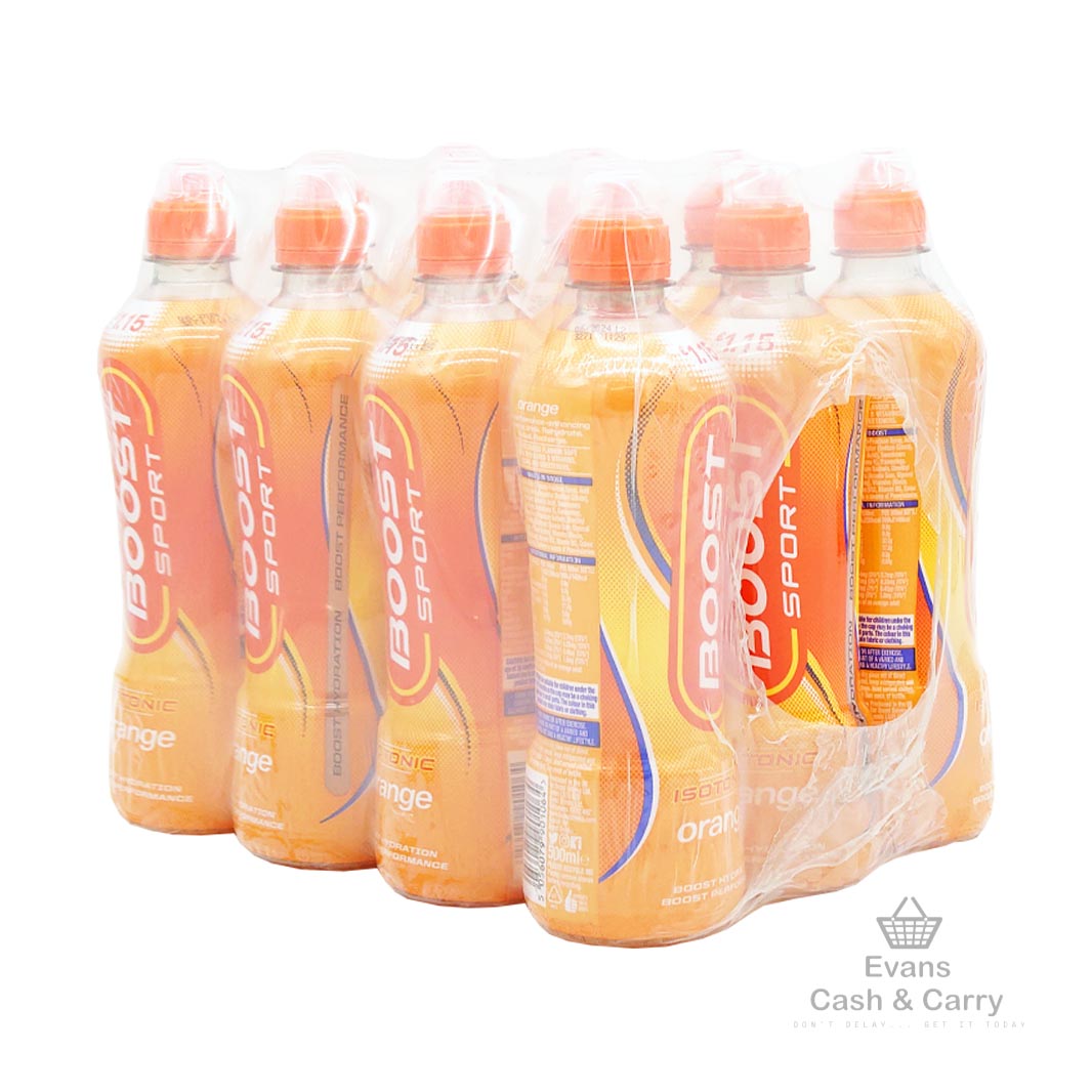 (BBE 06/24) CASE of Boost Sport Energy Dink - Orange (12x500ml)