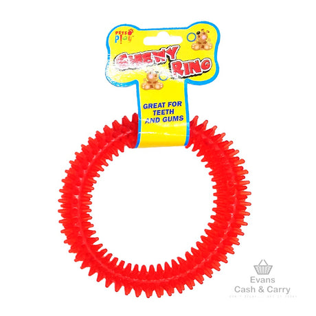 Chewy Dog Toy (Assorted Shapes & Colours)