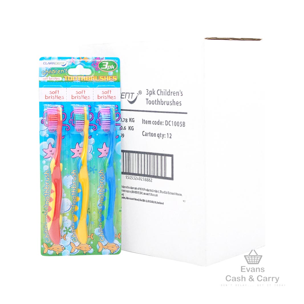 CASE of Children's Toothbrush (12x3pk)