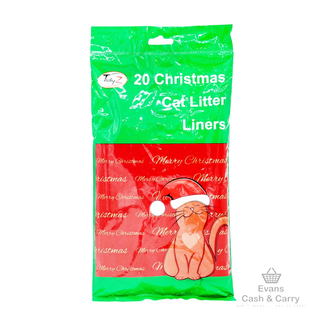 Christmas Cat Litter Liners (20 pack)