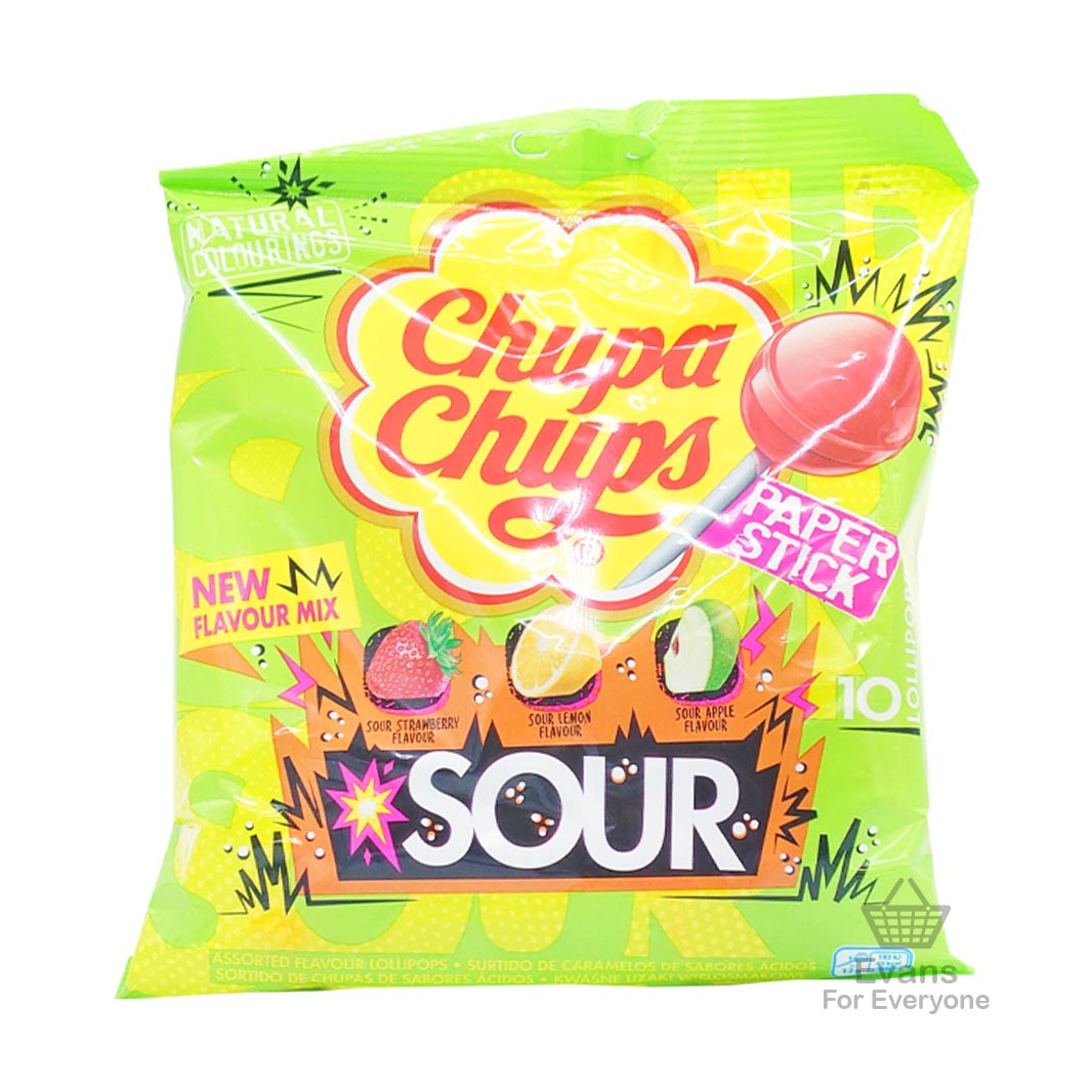 (BBE 08/27) Chupa Chups Sour 10pk (120g)