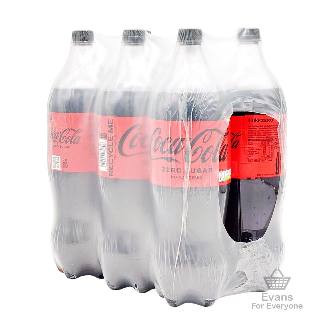 (BBE 31/10/24) 6 Pack Coca Cola Zero (6x1.75L)