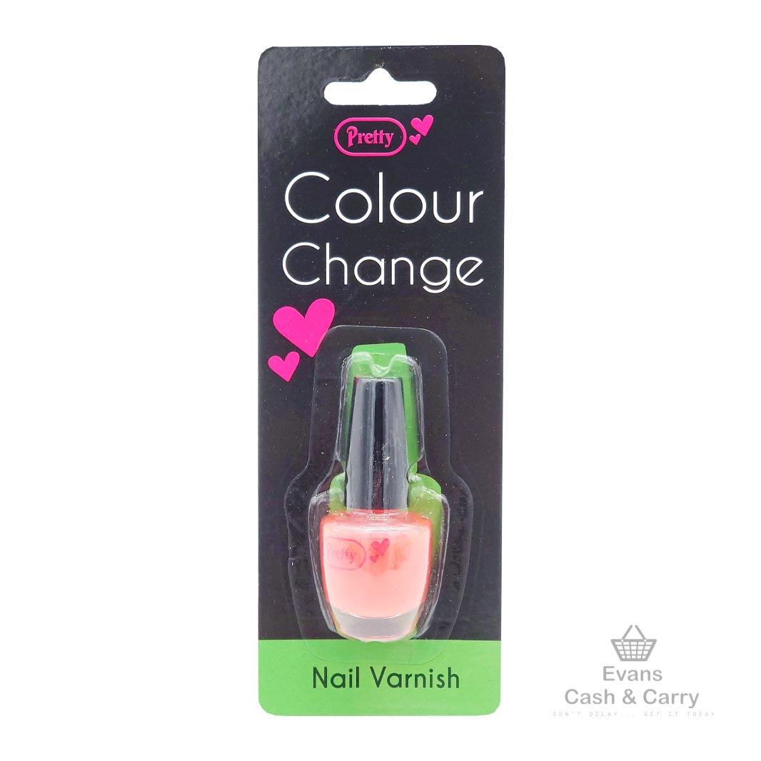 Colour Change Nail Varnish - Orange (9ml)