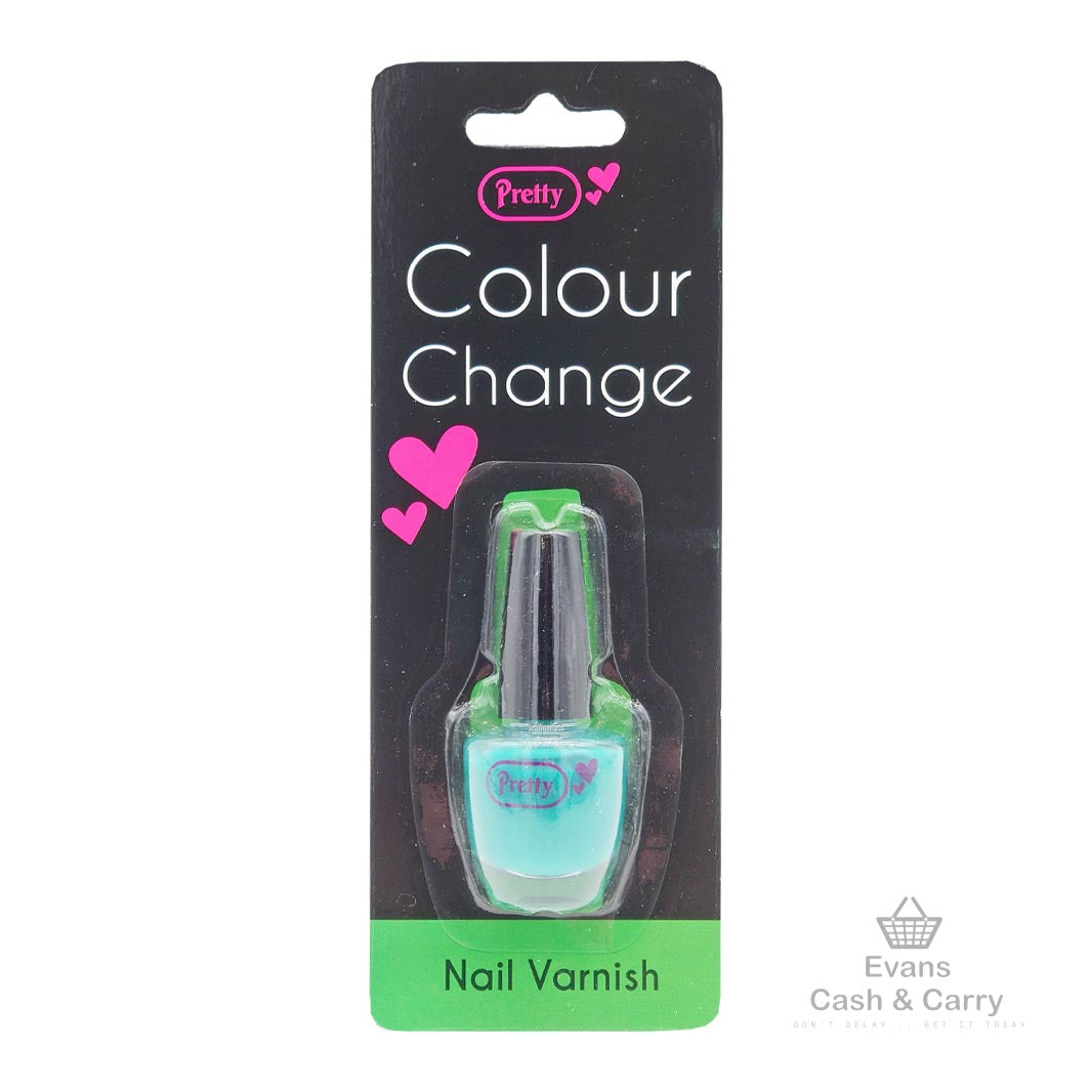 Colour Change Nail Varnish - Turquoise (9ml)