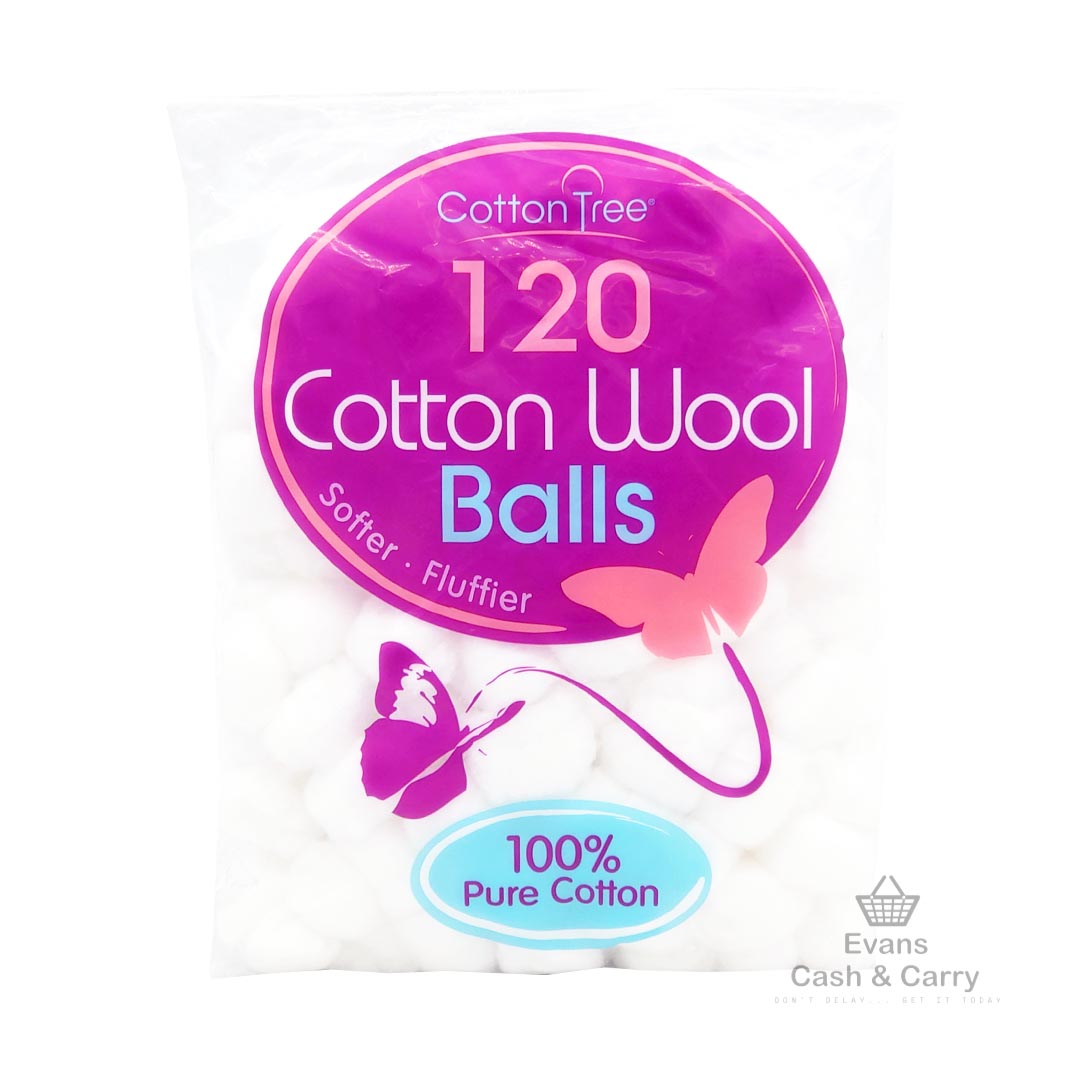 Cotton Tree 120 Cotton Wool Balls