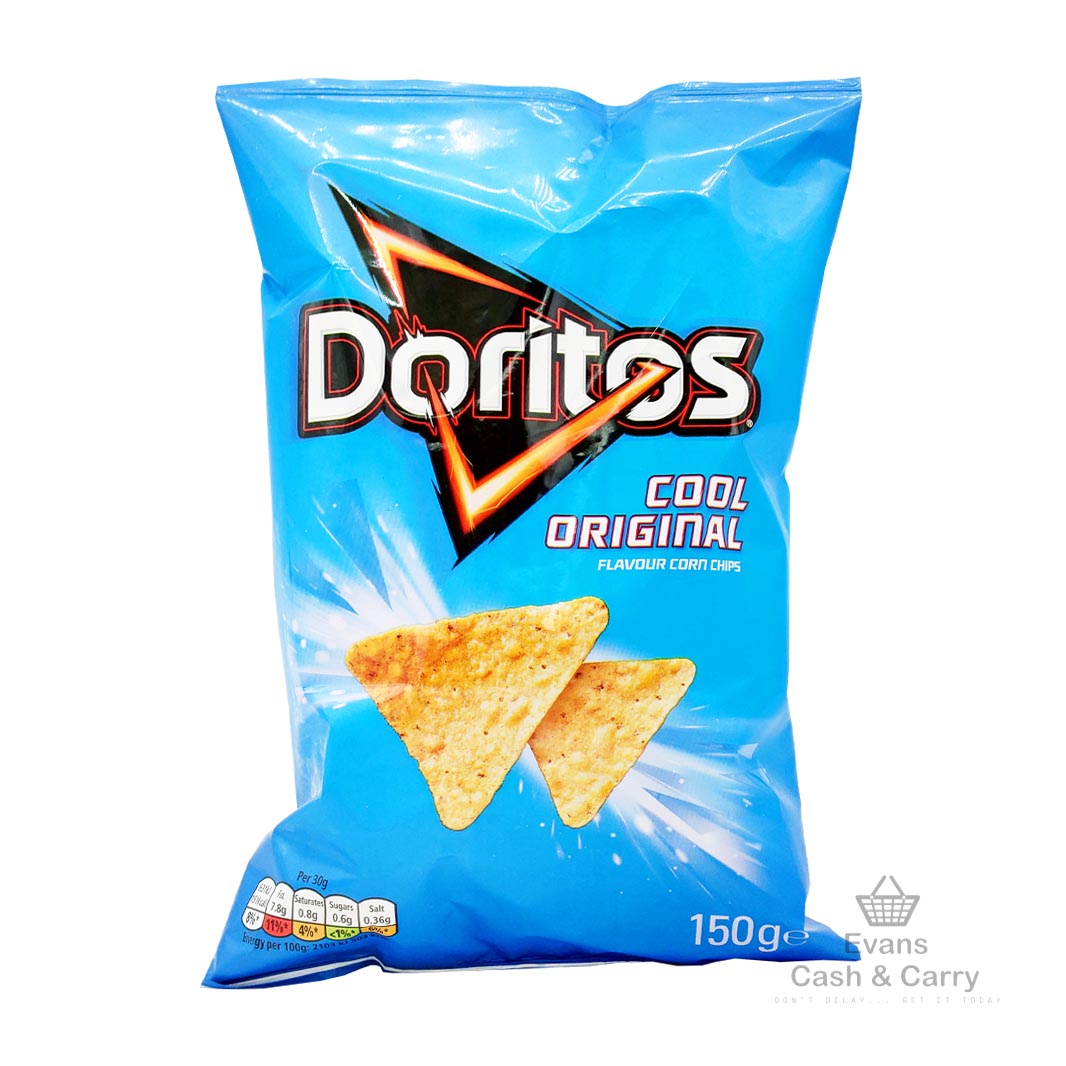 (BBE 24/08/24) Doritos Cool Original (150g) (£1.20 each or 2 for £2.20)