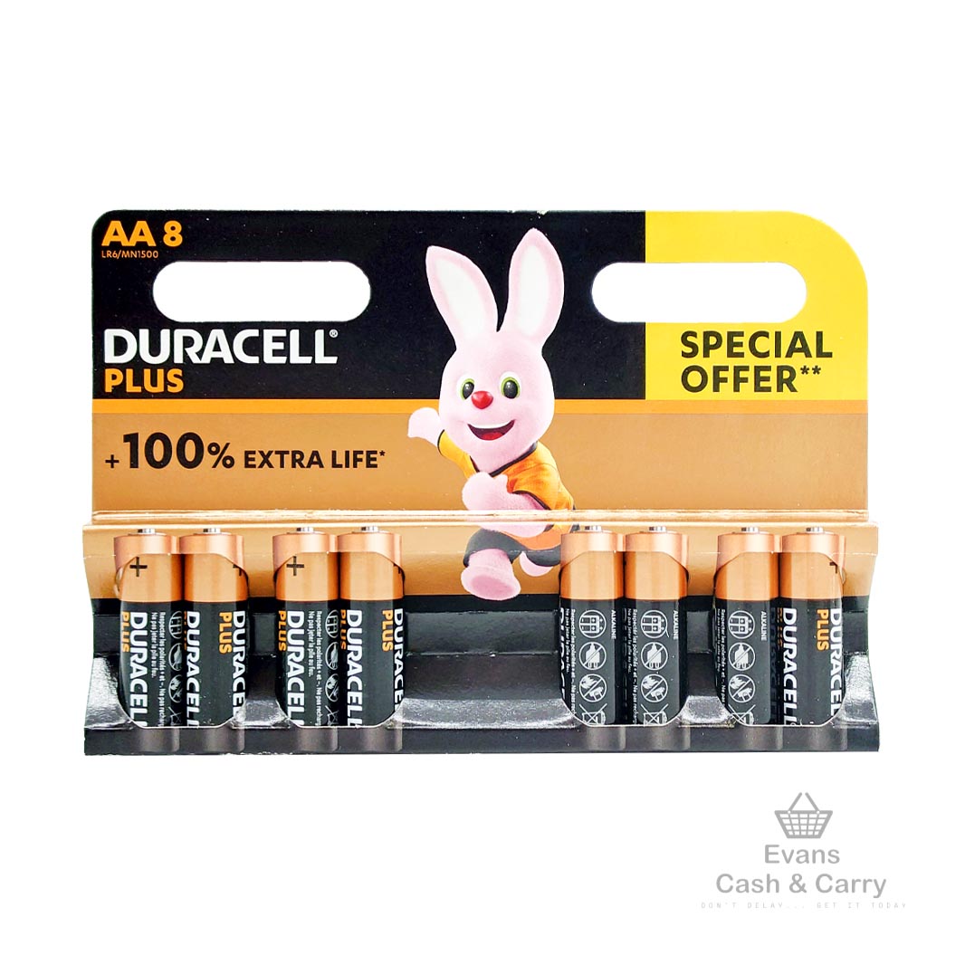 Duracell AA Batteries (8 Pack)