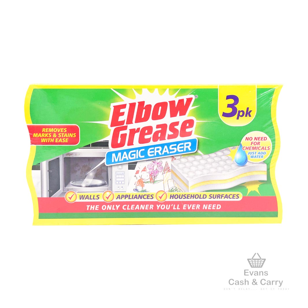 (1st) Elbow Grease Magic Eraser (3pk)