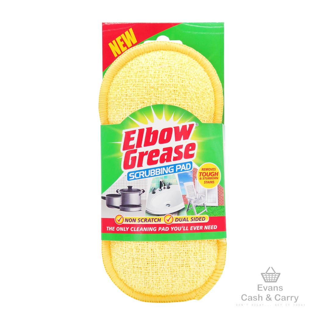 Elbow Grease Scrubbing Pad - Yellow (1 pack)