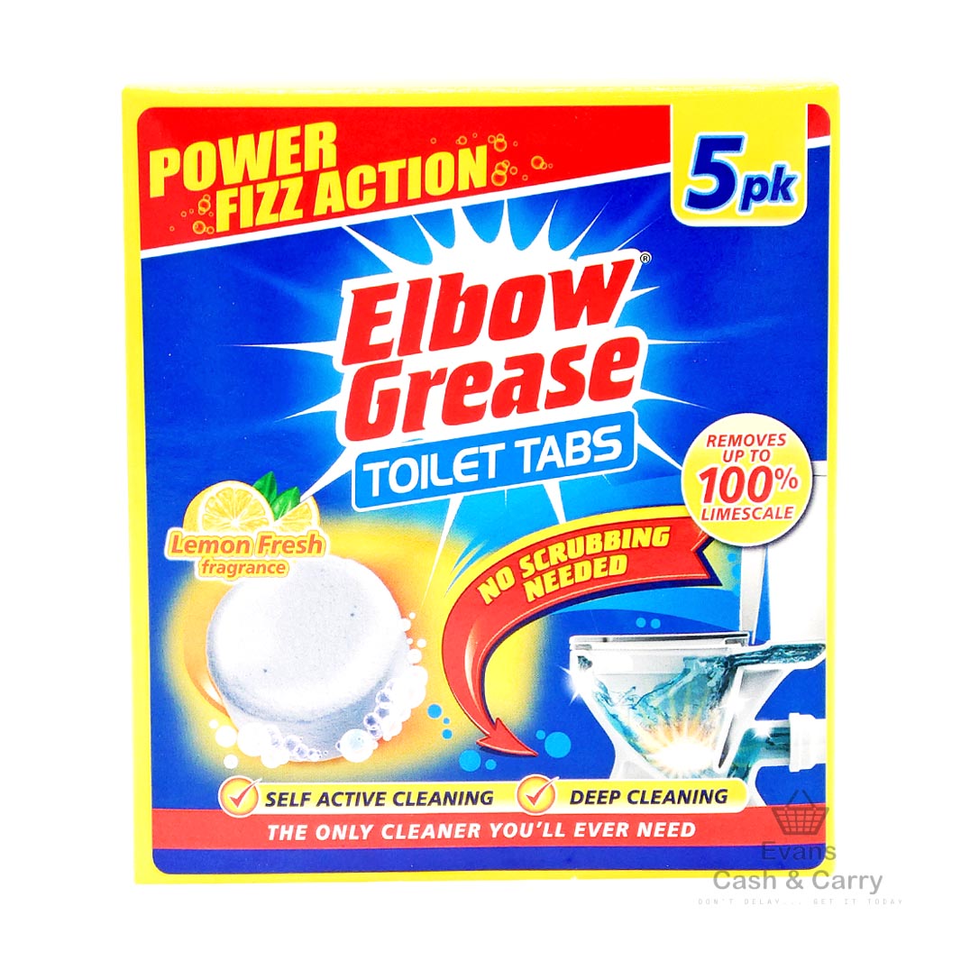 Elbow Grease Toilet Tabs - Lemon Fresh (5 Pack)