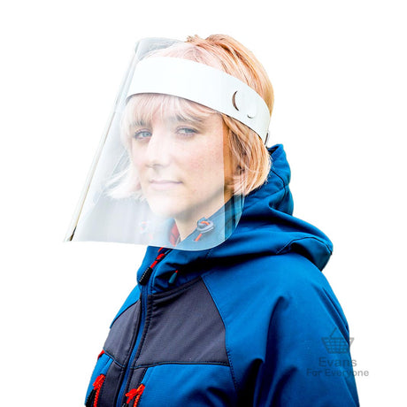 300 Micron APET Open Top Face Shield (Pack of 100)