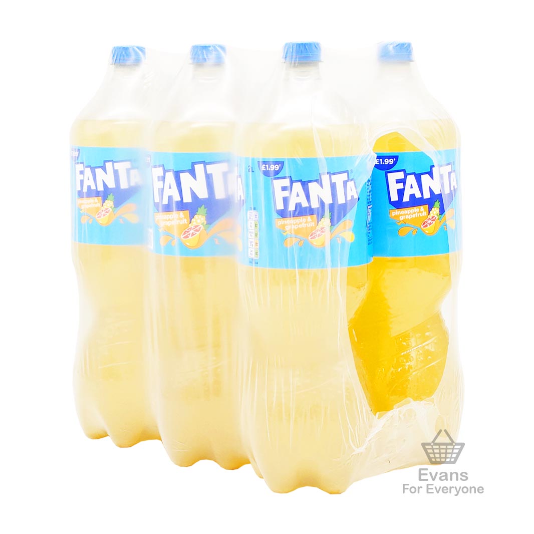 (BBE 30/09/24) CASE of Fanta Grapefruit & Pineapple (6x2L)