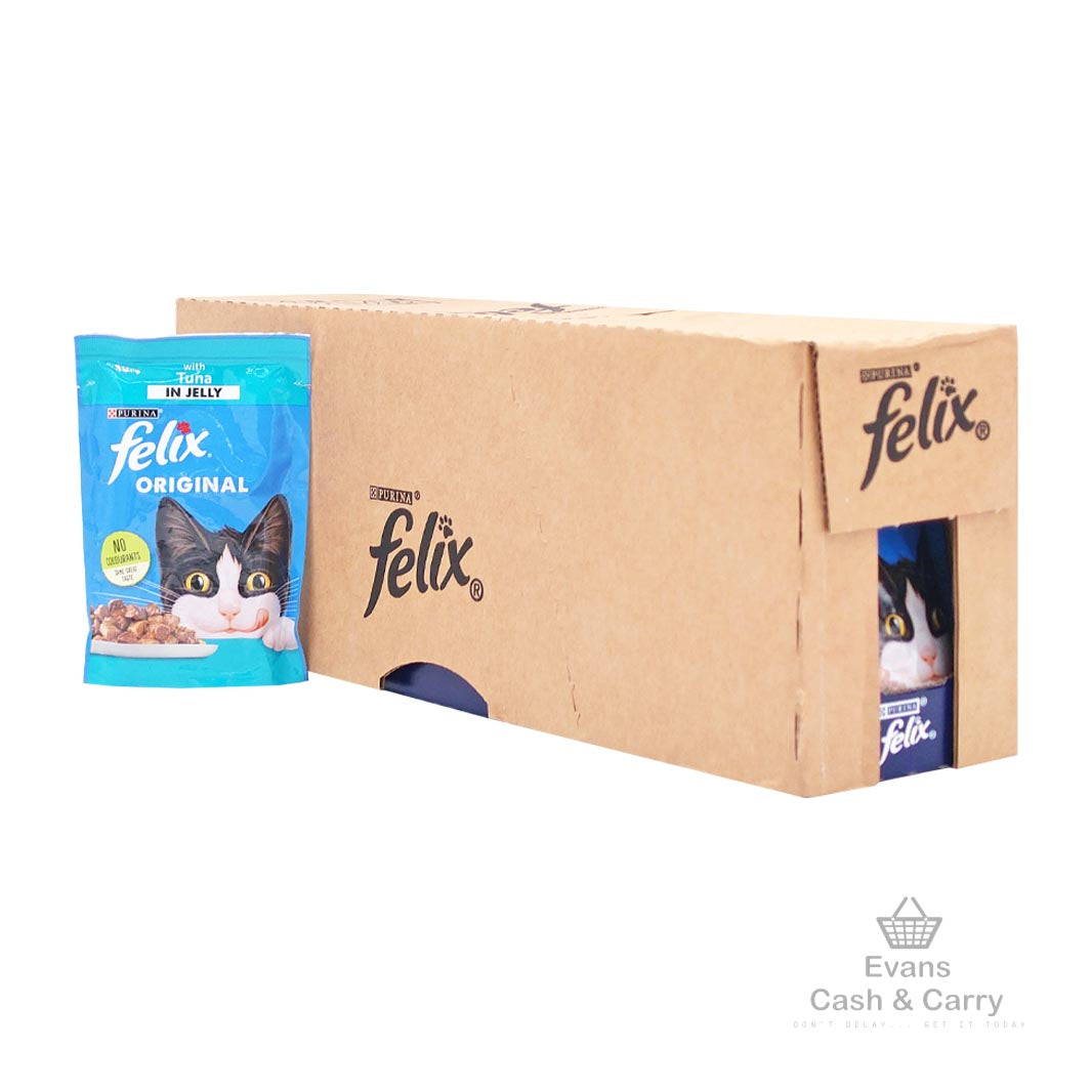 (BBE 04/25) CASE of Felix Original Tuna in Jelly (20x100g)