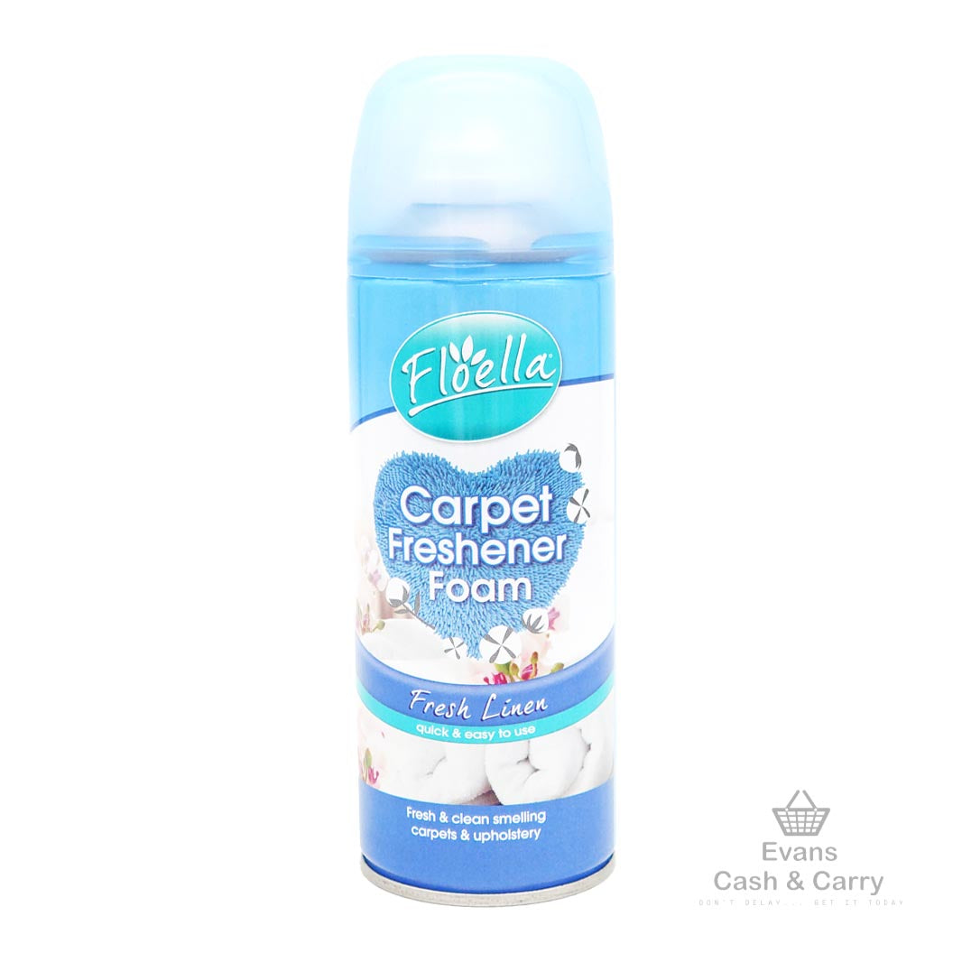 Floella Carpet Freshener Foam - Fresh Linen (400ml)