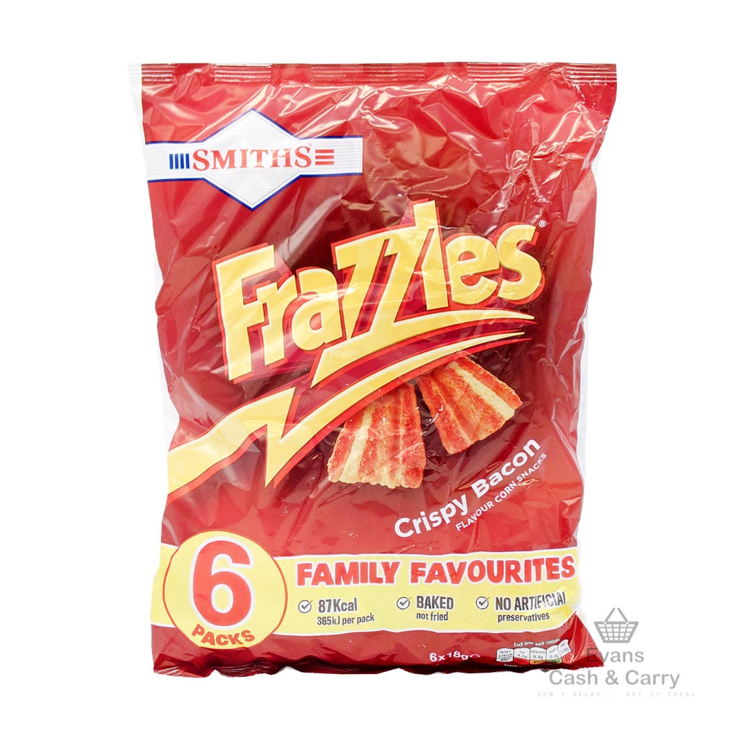 (BBE 24/08/24) Frazzles Crispy Bacon 6 pack