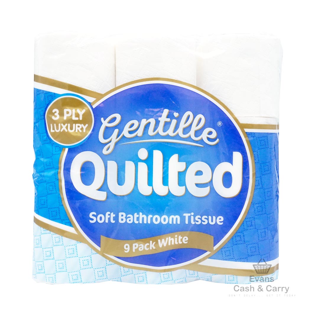 Gentille Quilted Soft Bathroom Tissue (9pk)