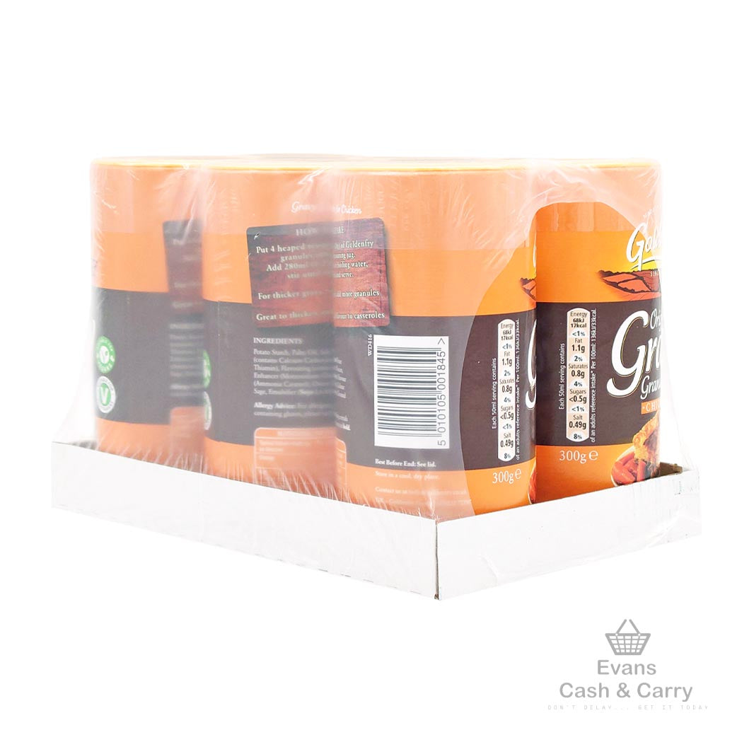 CASE of (BBE - 04/25) - Goldenfry Chicken Gravy Granules (6x300g)