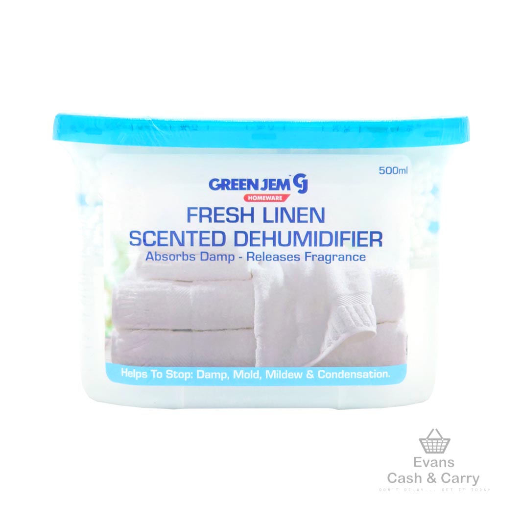 Green Jem Scented Dehumidifier - Fresh Linen (500ml)