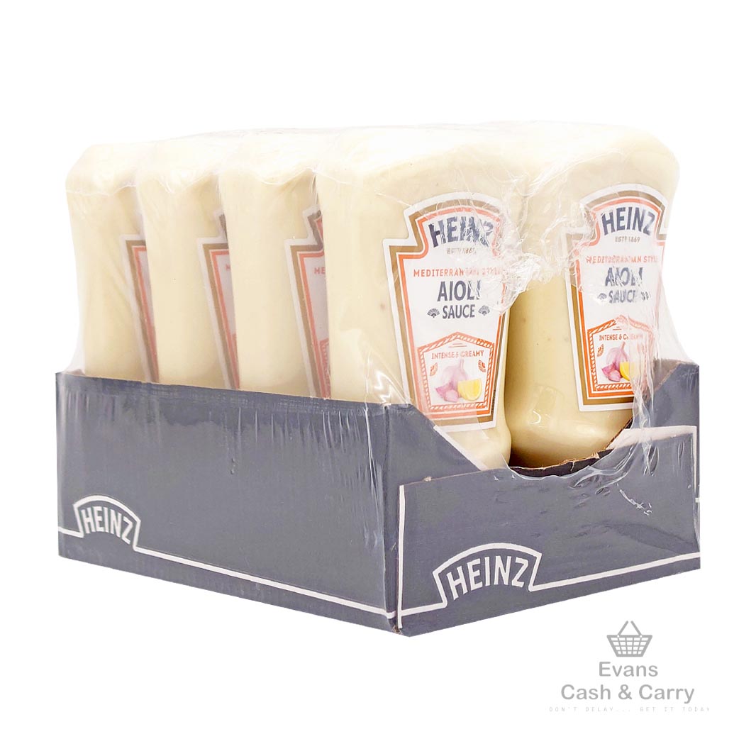 CASE of (BBE 04/24) Heinz Mediterranean Style Aioli Sauce (8x220ml)