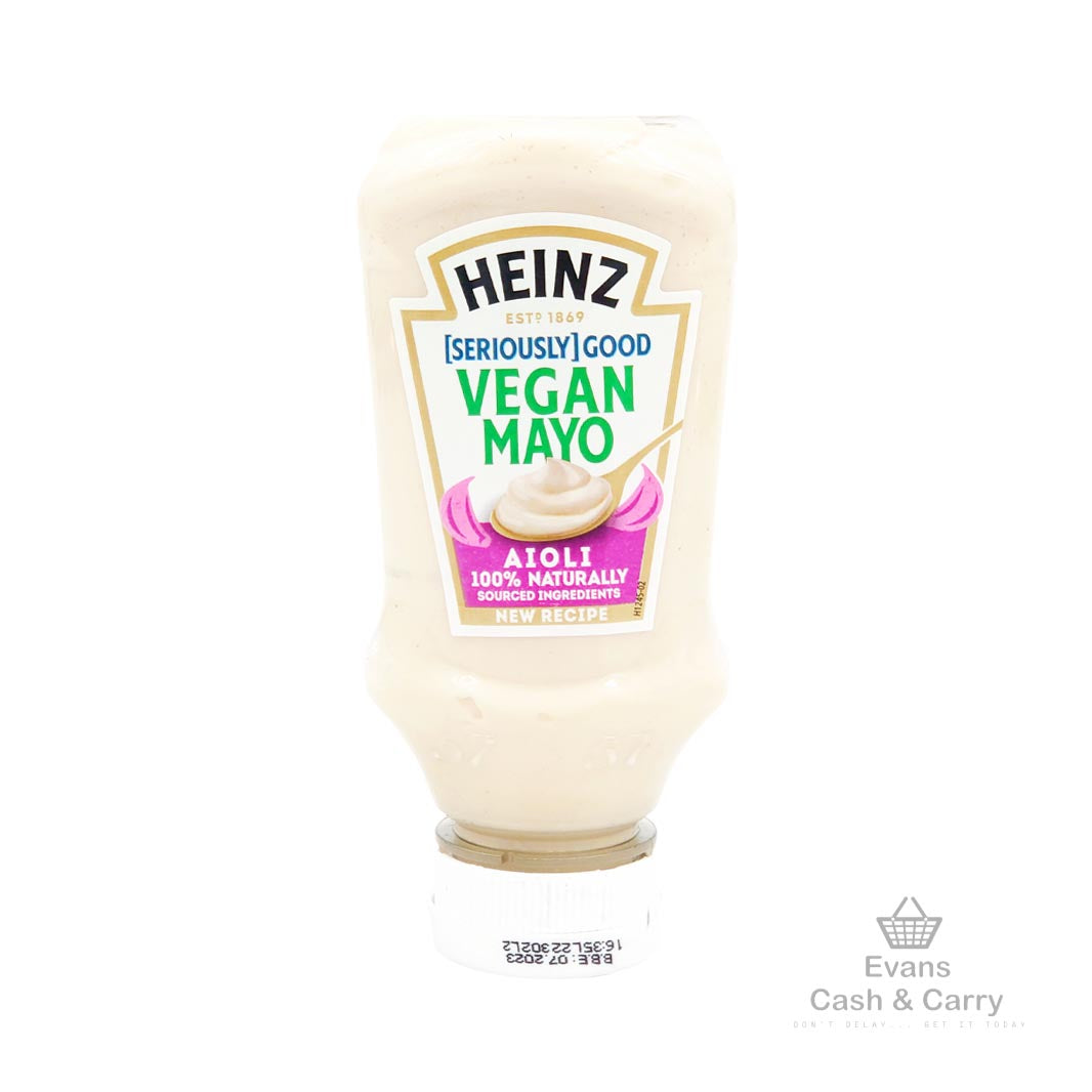 Heinz Seriously Good Vegan Garlic Aioli Mayo 220ml - We Get Any Stock