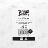 Twin Pack Hotel Quality Luxury Pillows - hypoallergenic Med/Firm