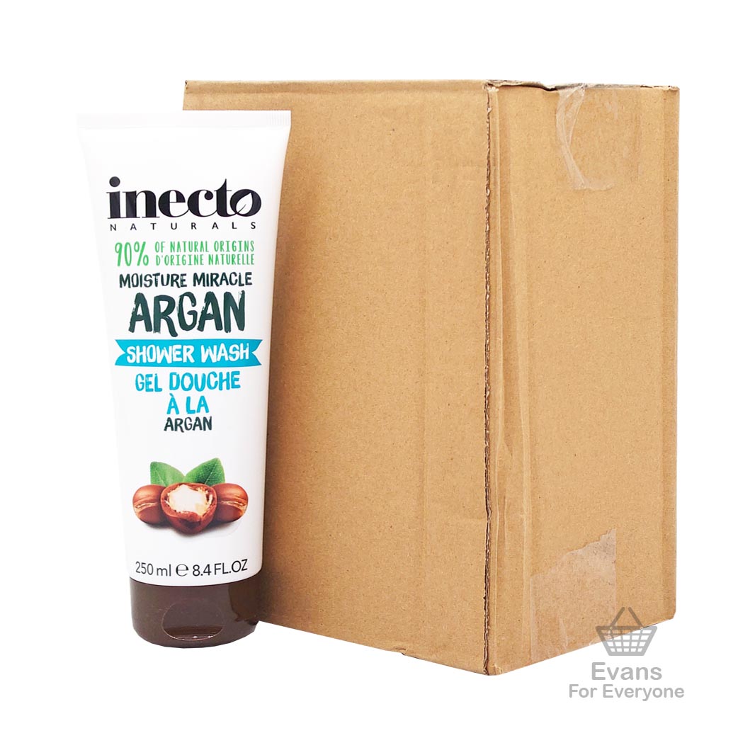 CASE of Inecto Infusions Argan Shower Wash (6x250ml)