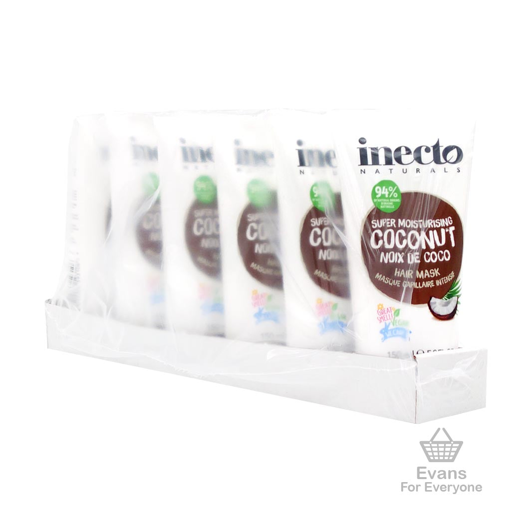 CASE of Inecto Moisturising Coconut Hair Mask (6x150ml)