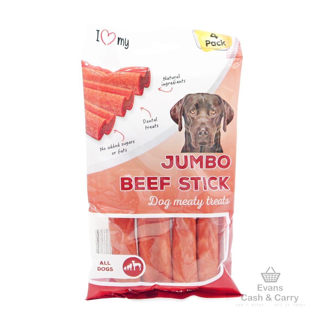 Jumbo Beef Sticks (200g) (£1 each or 2 for £1.80)