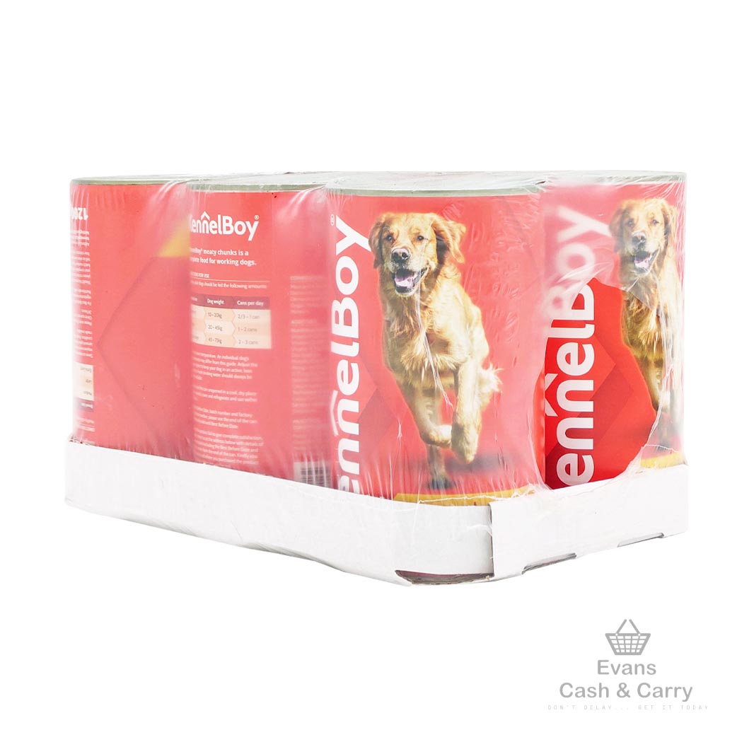 (BBE 27/03/2025) CASE of Kennelboy Dog Food (6x1200g)