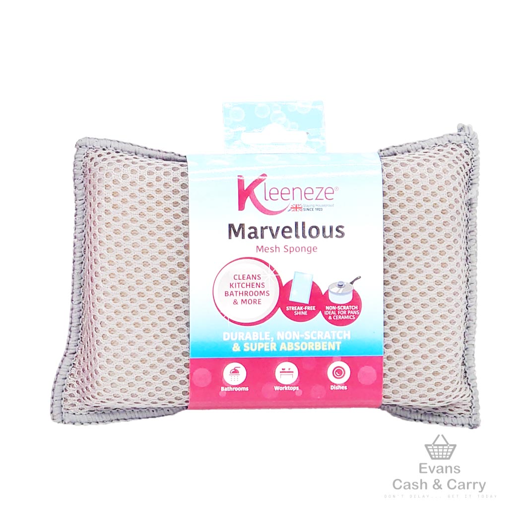 Kleeneze Marvellous Mesh Sponge - Grey