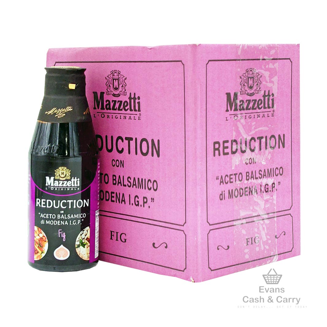 (BBE 02/23) CASE of Mezzetti Balsamic Fig Reduction (6x215ml)