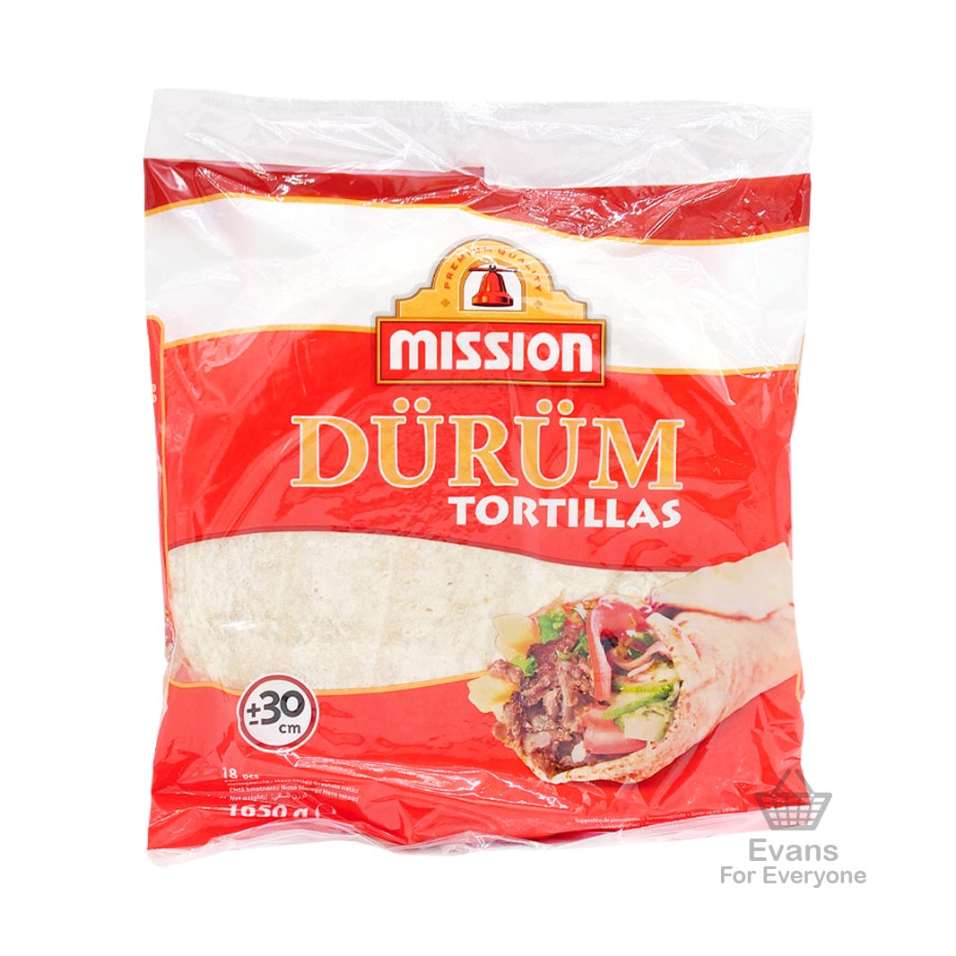 (BBE 04/02/25) Mission Durum Tortilla Wraps (18 pack)