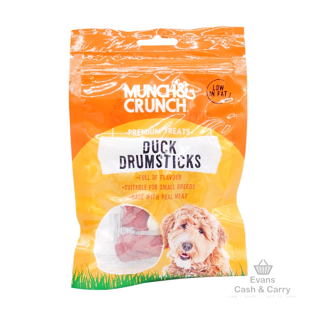 (BBE - 20/02/25) Munch Crunch Duck Drumsticks (70g)