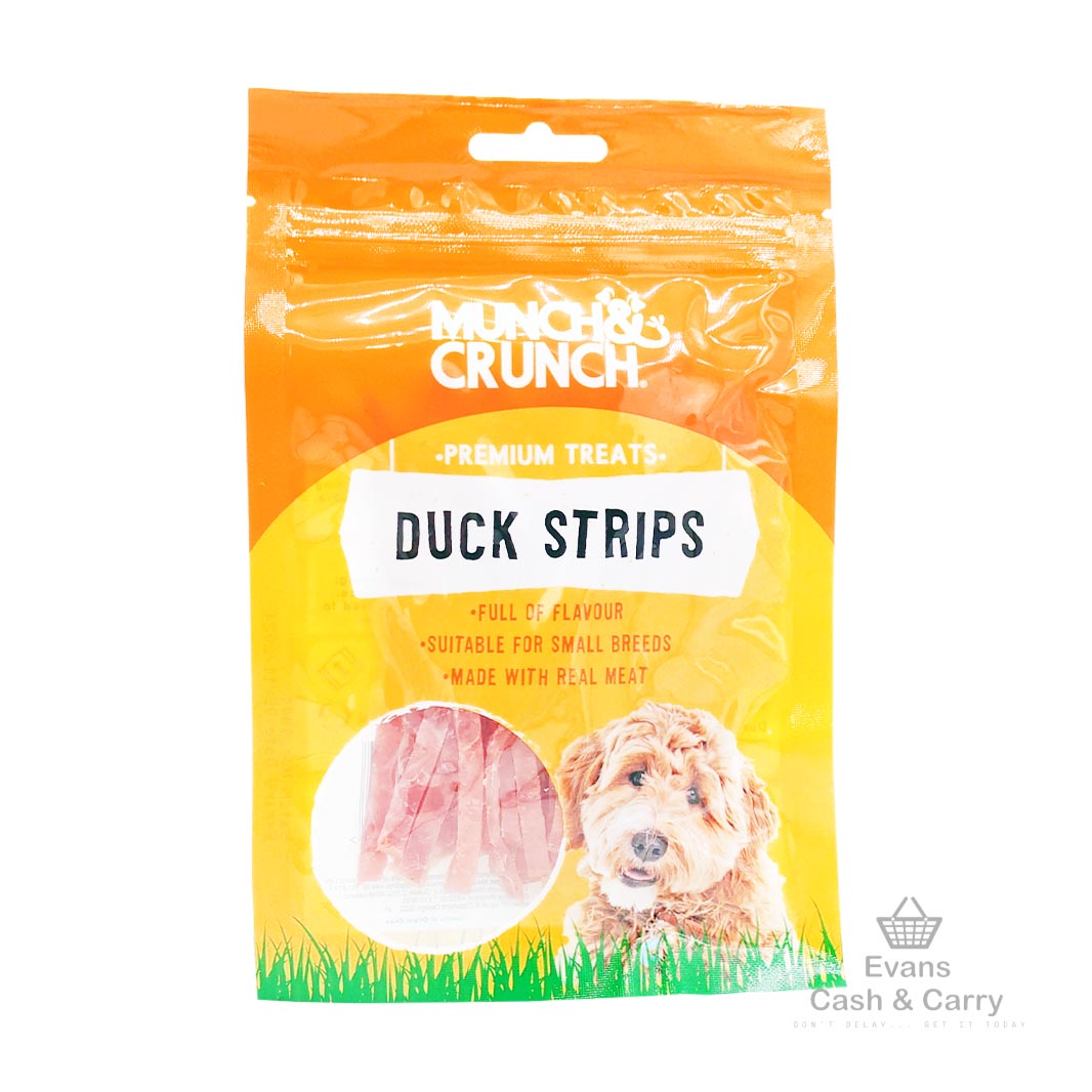 (BBE - 05/11/24) Munch Crunch Duck Strips (70g)