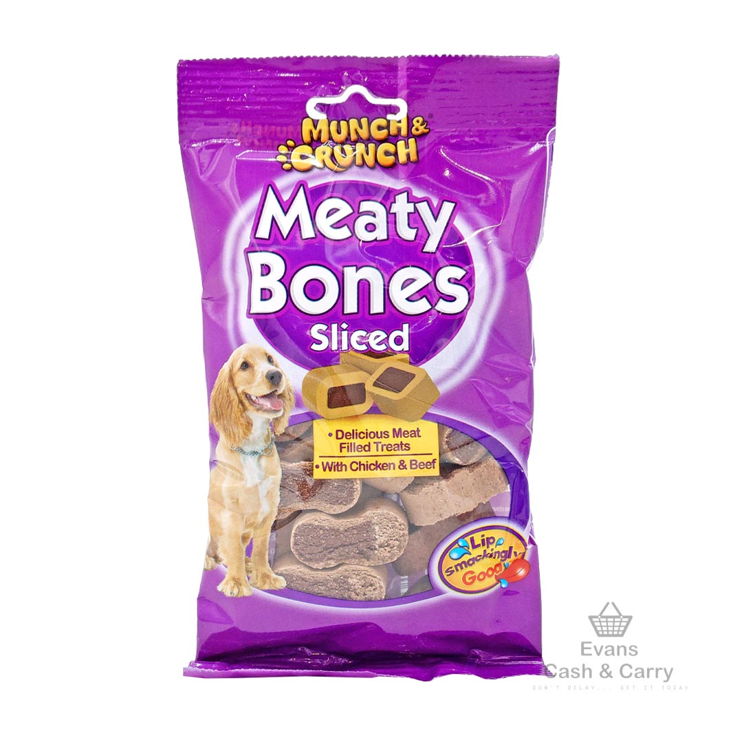 (BBE 23/02/25) Munch Crunch Meaty Bones Sliced (140g)