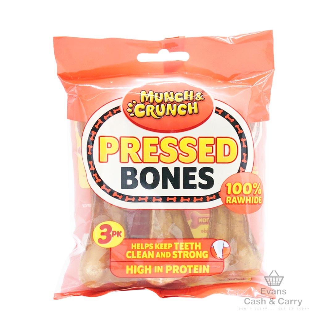 (BBE - 03/25) Munch Crunch Pressed Bones 3pk (90g)