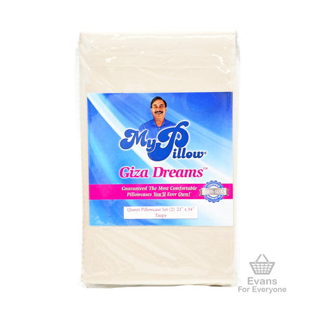 Giza Egyptian Cotton Pillowcase Set QUEEN SIZE - Assorted Colours (2pk)