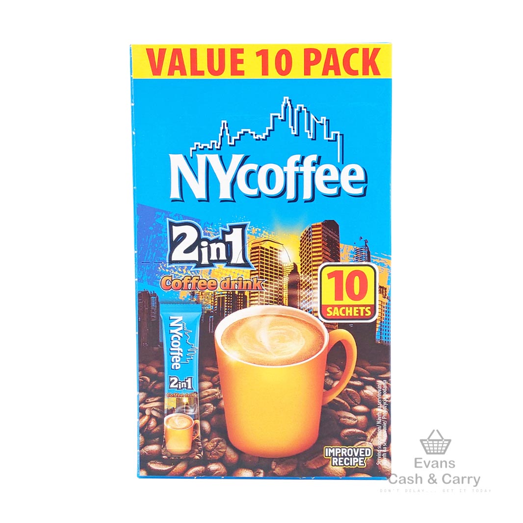 (BBE 21/08/25) NY Coffee Blue 2in1 (10 Sachets)