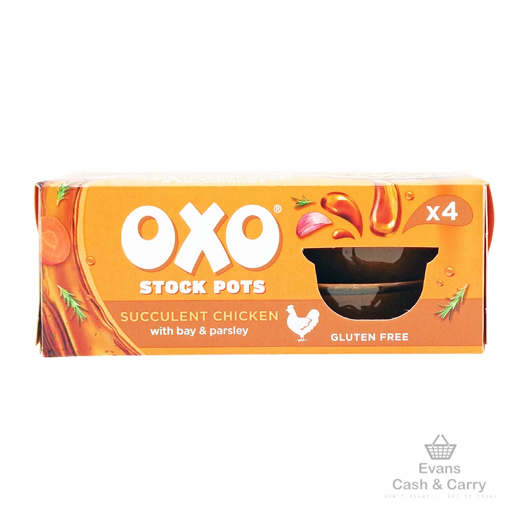 (BBE 03/24) OXO Stock Pots - Succulent Chicken (4x20g) (£1 each or 3 for £2.70)